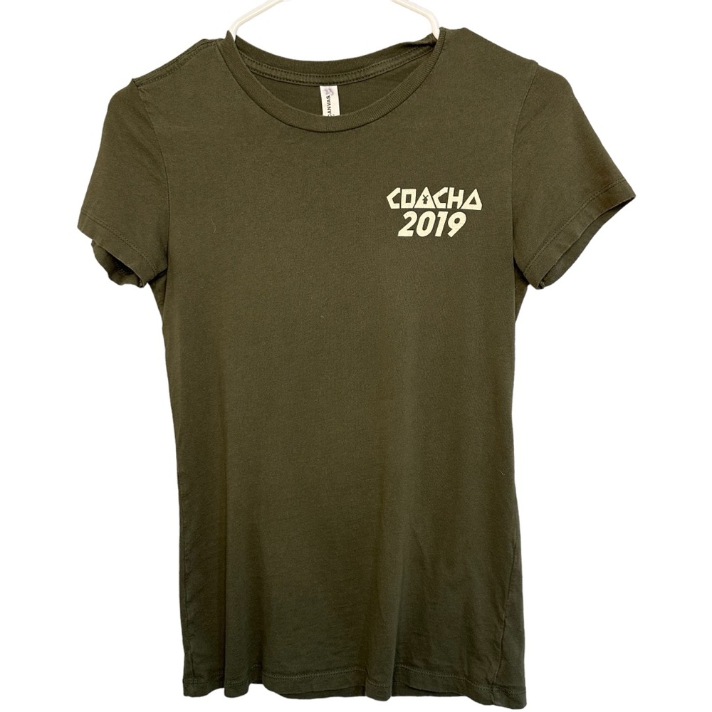 Dutch Bros 2019 COACH Central Oregon Olive Green Women’s Fit DB 1992 Mountains